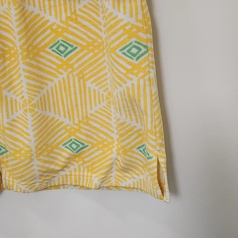 Stan Herman  Coastal Mosaic Ripples Zip Lounge/ Robe Dress Sunshine Size Small - Picture 9 of 16